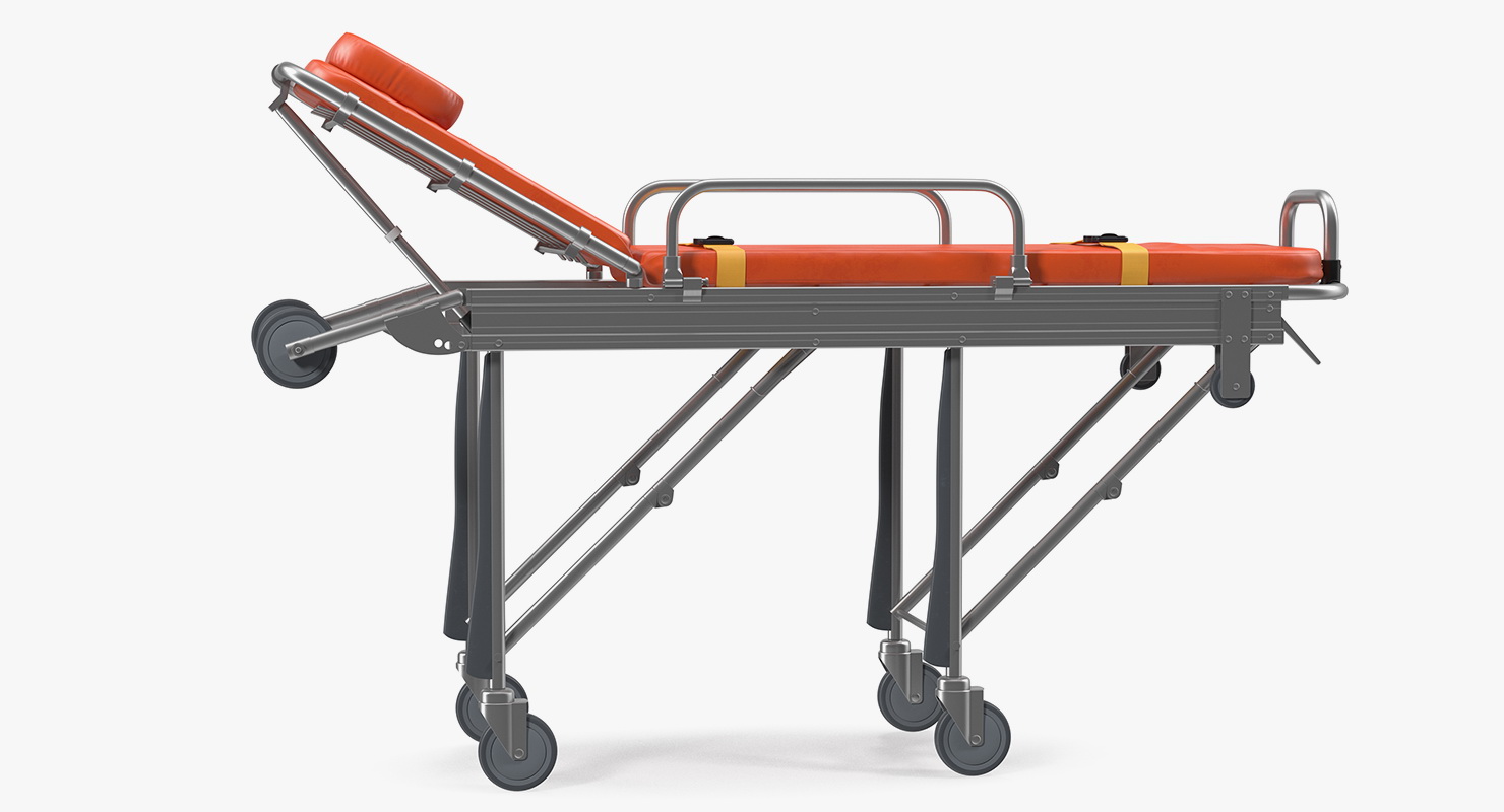 Transport Ambulance Stretcher Trolley 3D