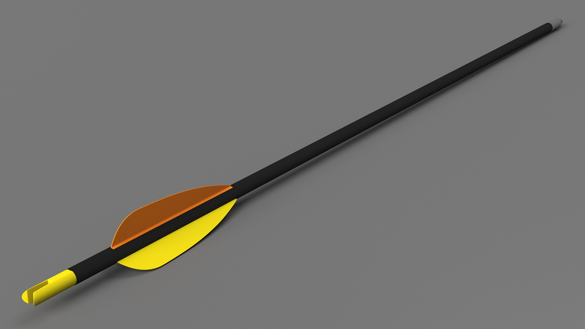 3D model Hunting Arrow Carbon