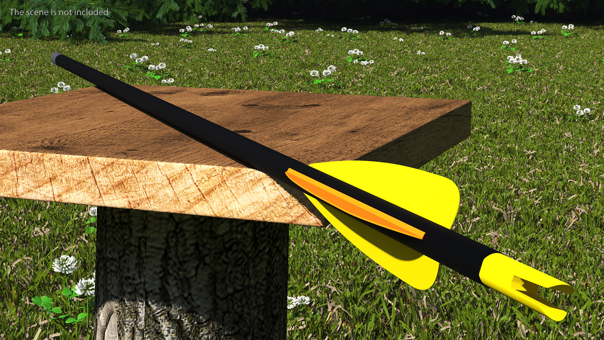 3D model Hunting Arrow Carbon