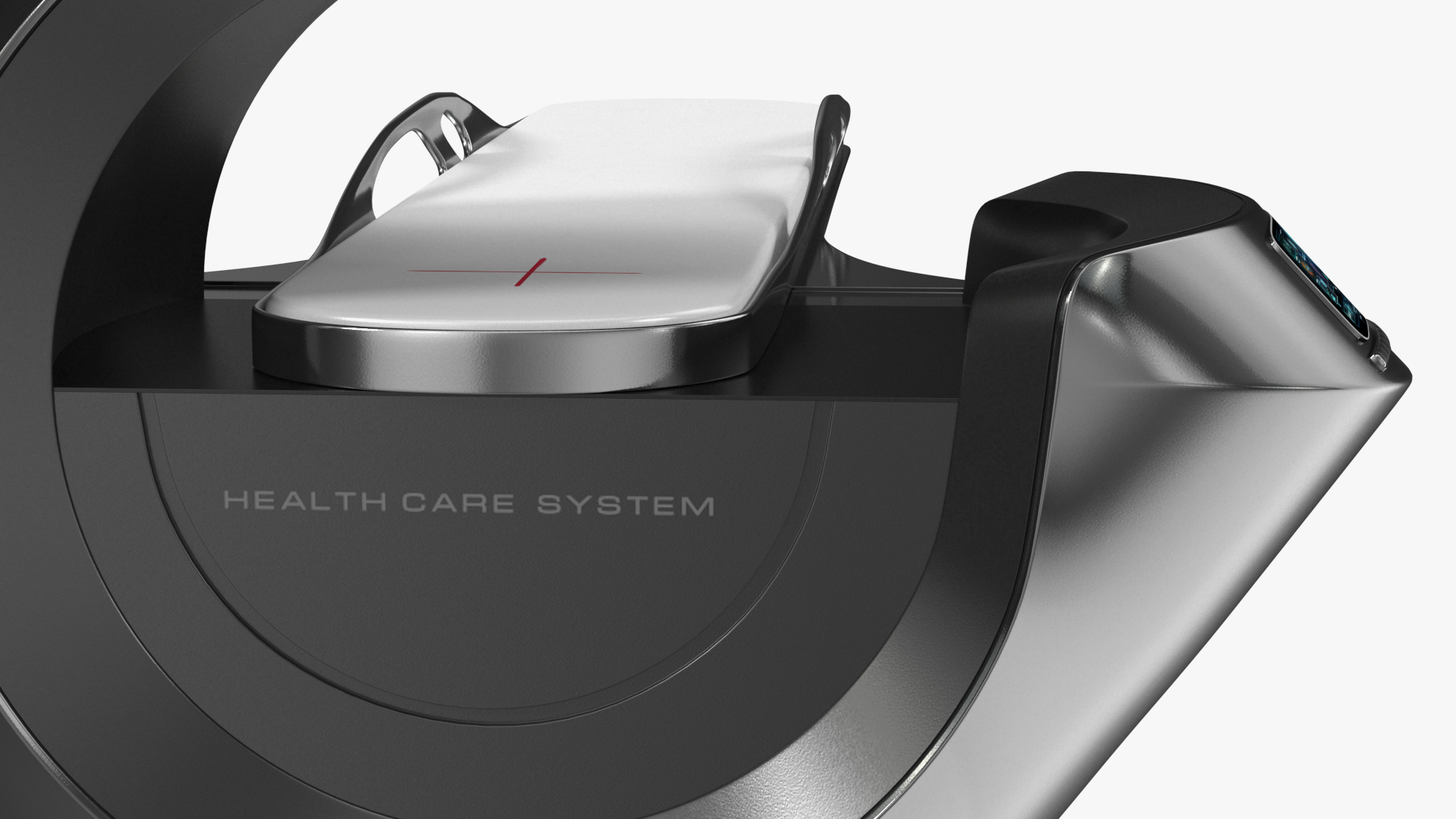 3D Sci-Fi Health Care System Black