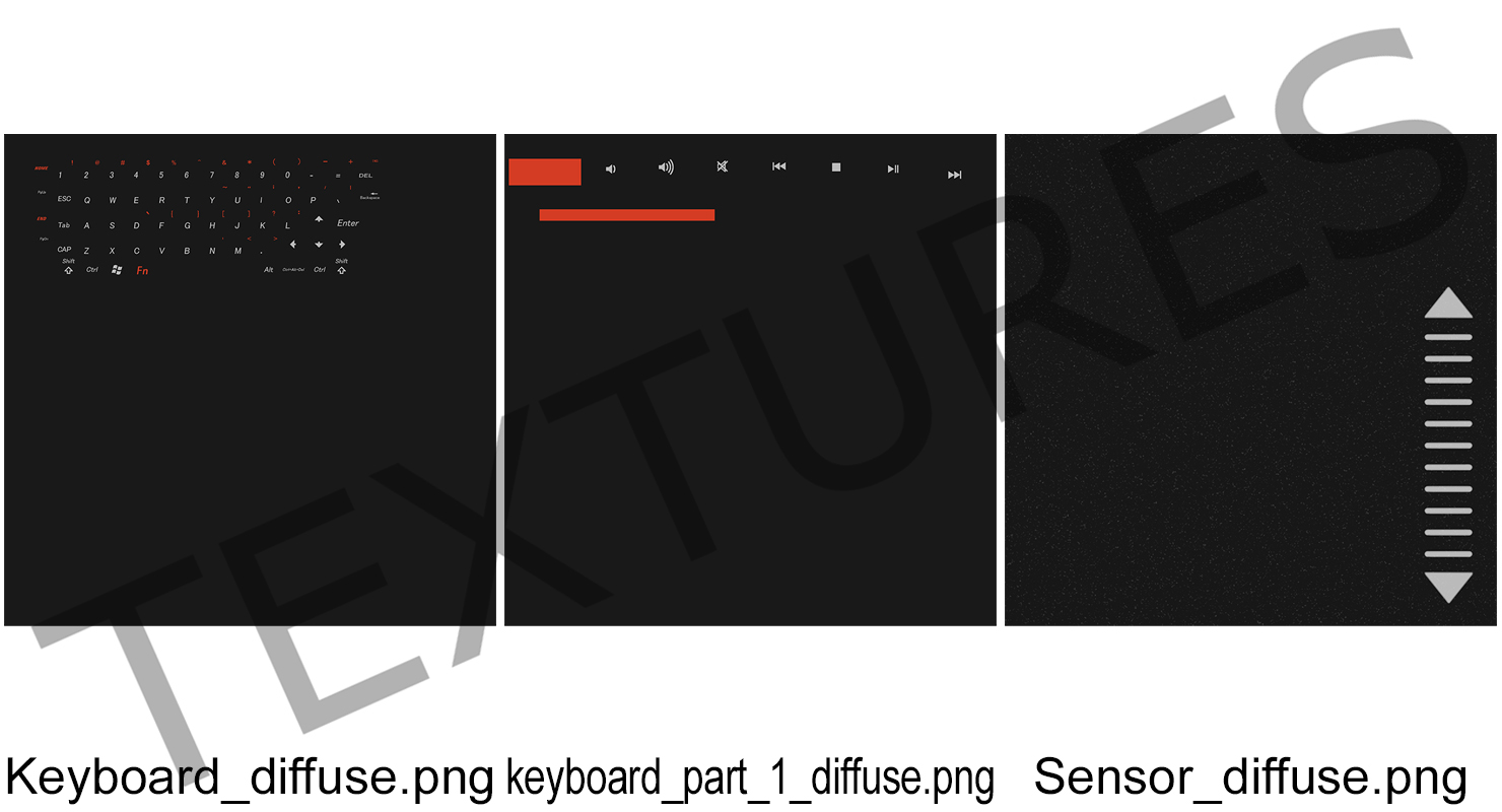 Mini Wireless Keyboard ESYNiC 3D model