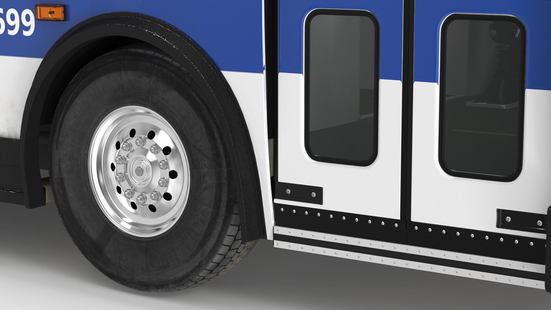 City Transit Bus MTA Q53 3D model