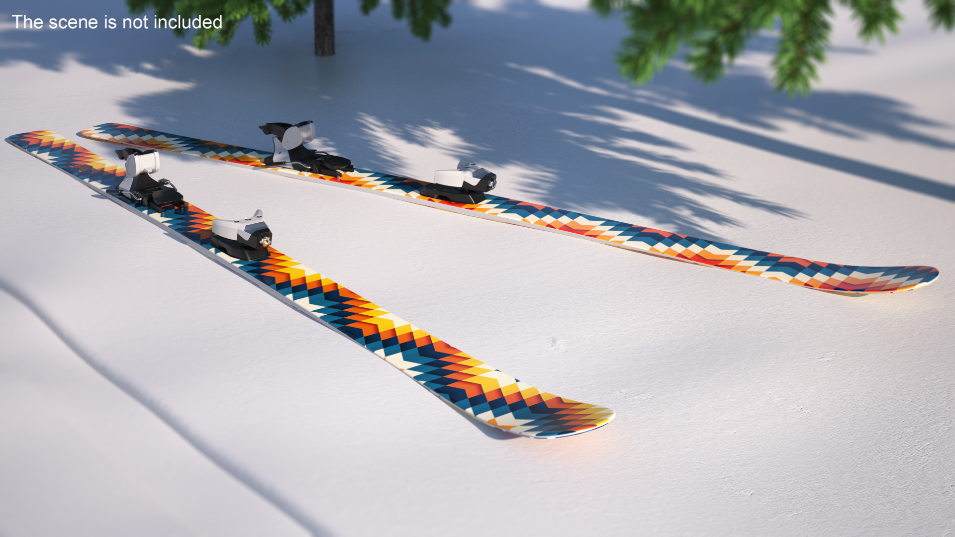 3D Snow Skis 6