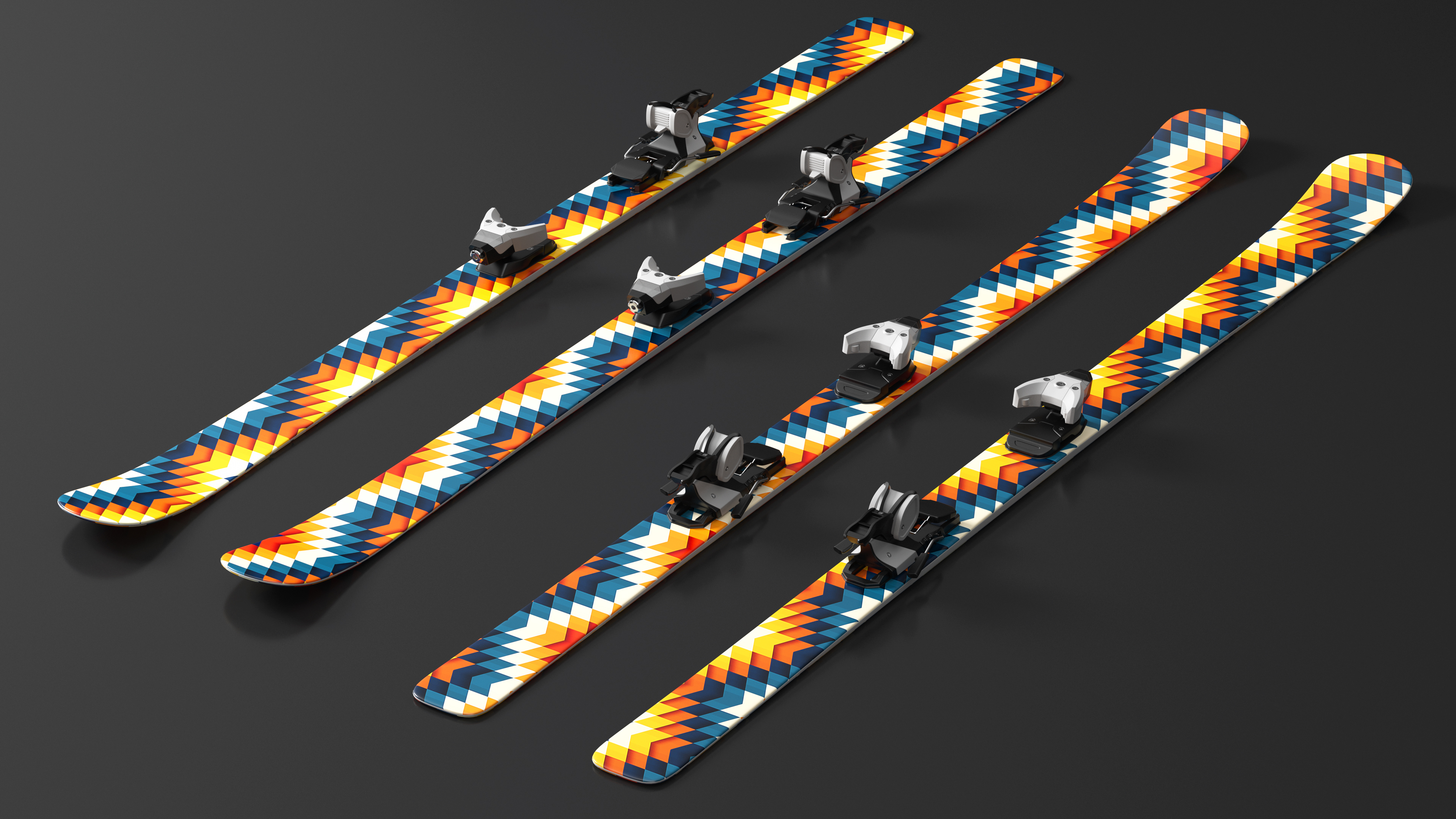 3D Snow Skis 6