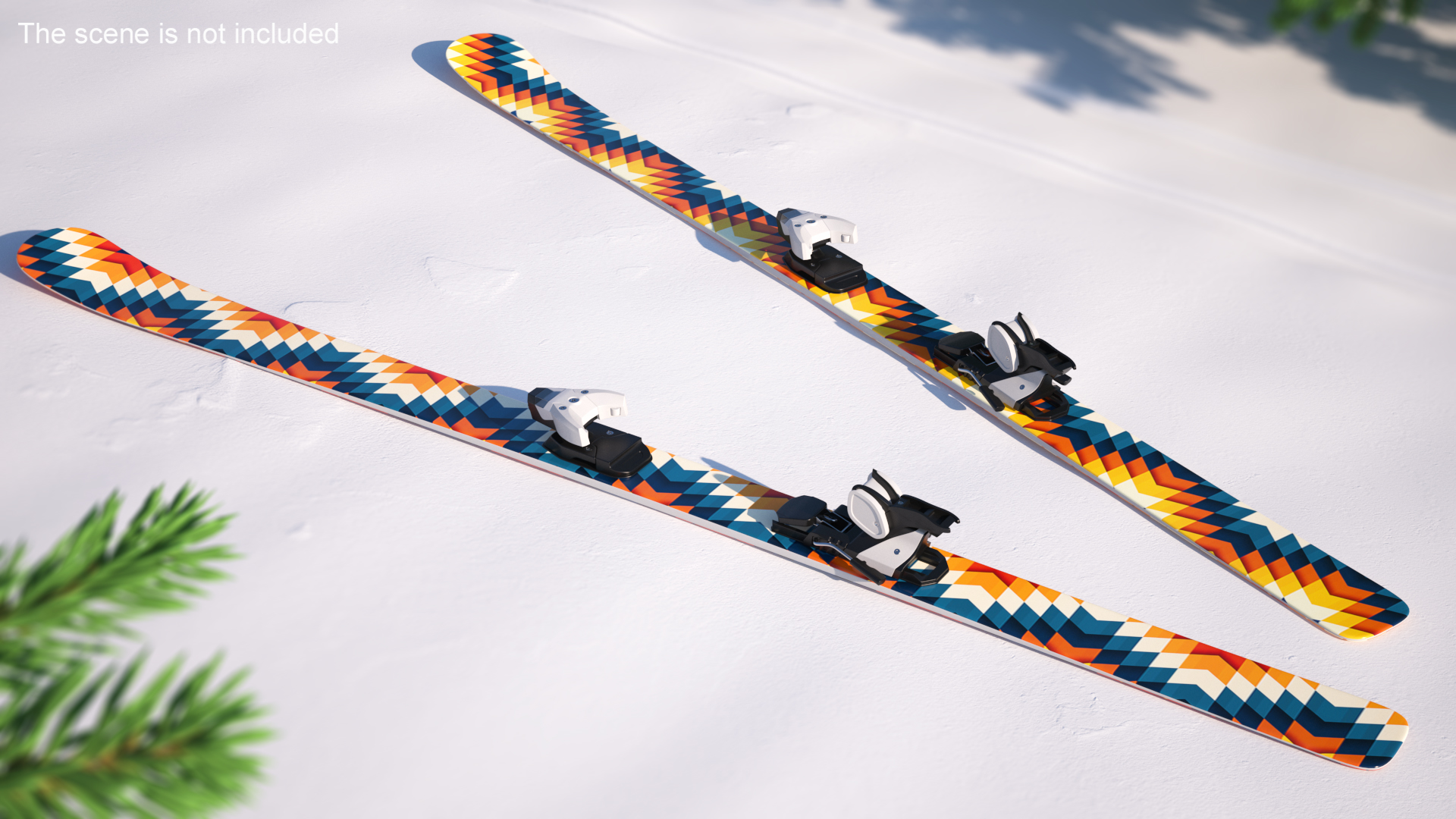 3D Snow Skis 6