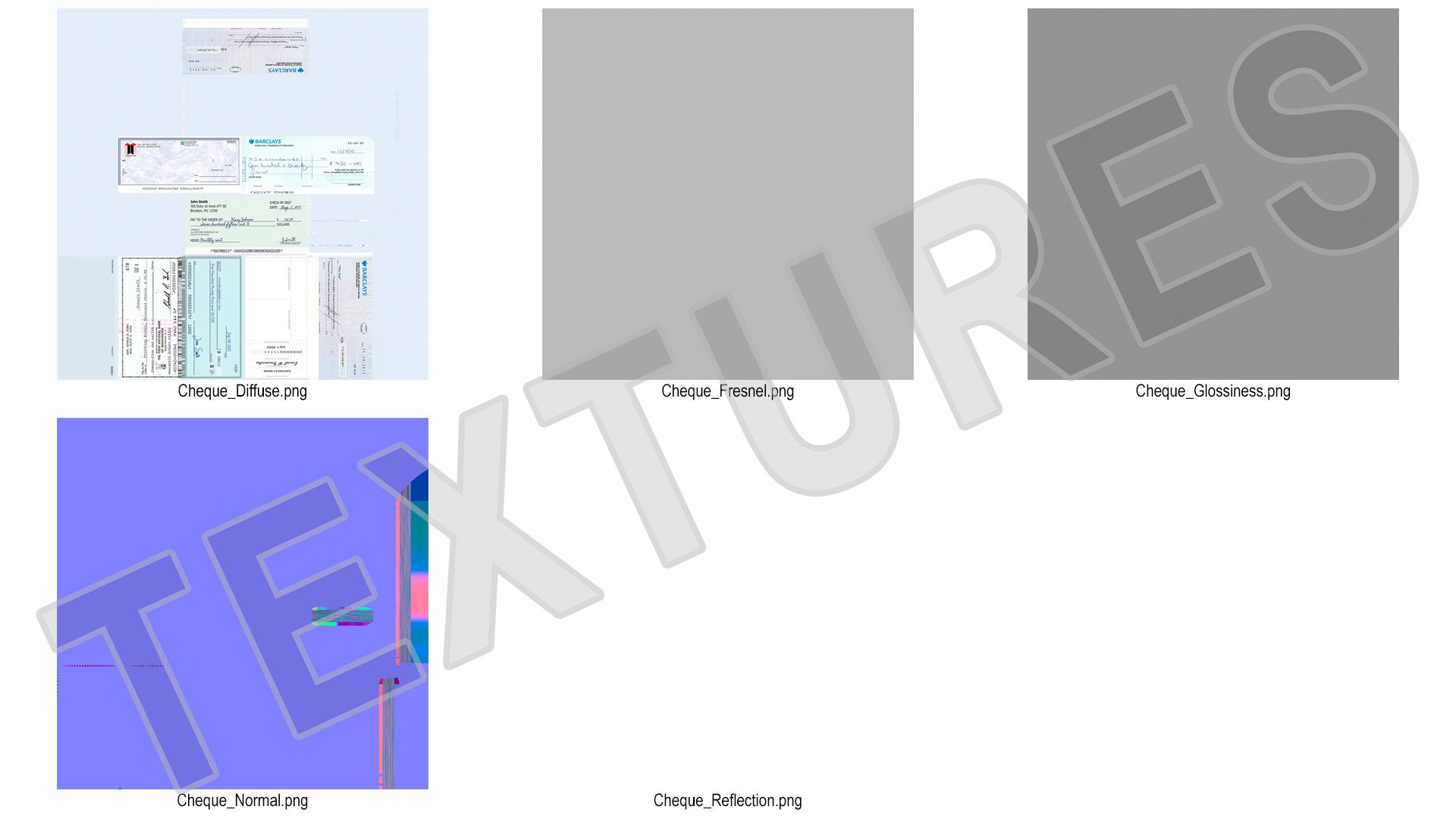 3D Bank Cheque