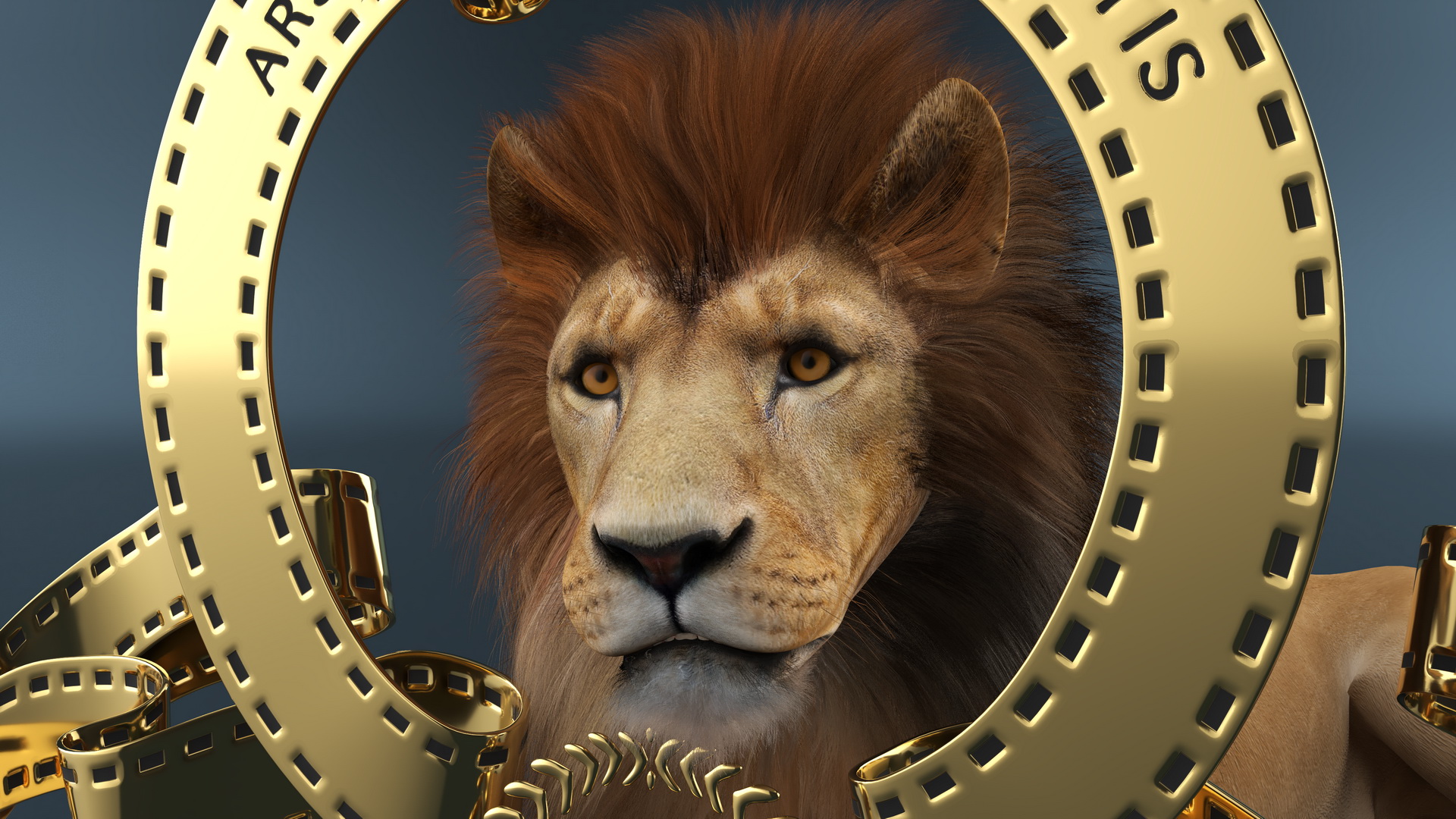 Metro Goldwyn Mayer and Lion Fur 3D