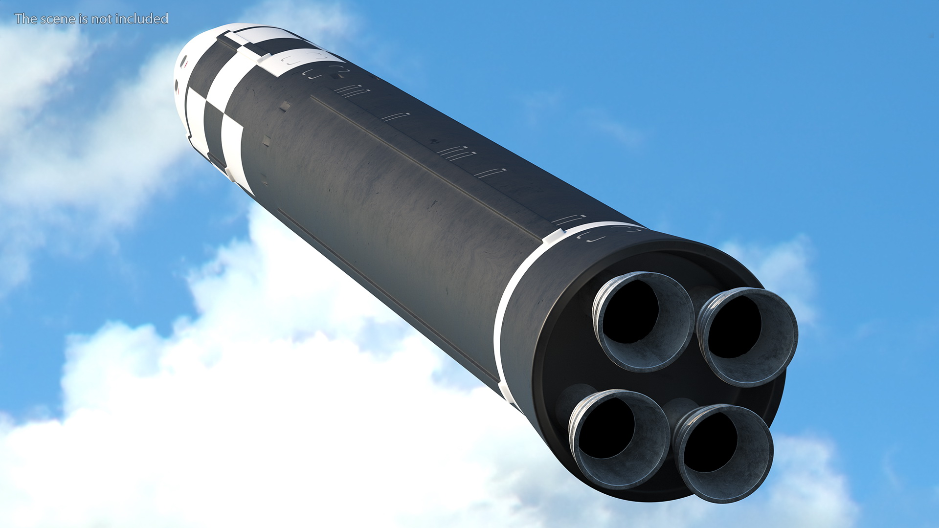 3D model Hwasong-17 Intercontinental Ballistic Missile