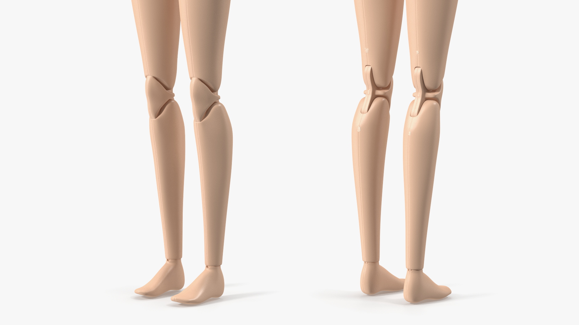 Barbie Doll Without Clothes T-pose 3D model