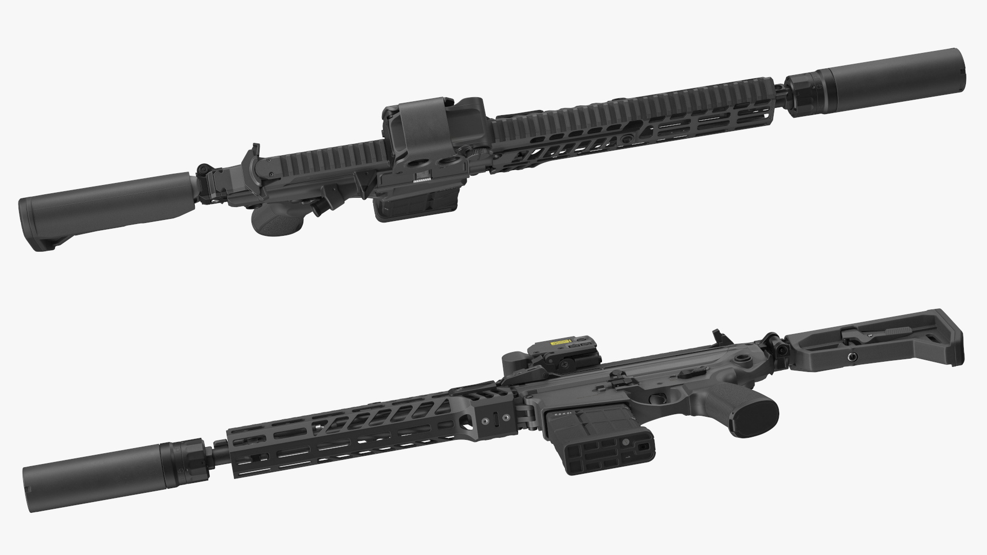 Multi Caliber Assault Rifle 3D