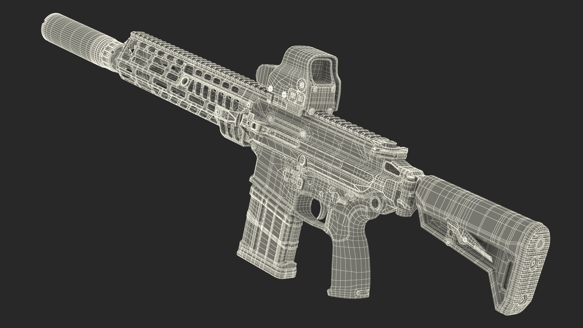 Multi Caliber Assault Rifle 3D