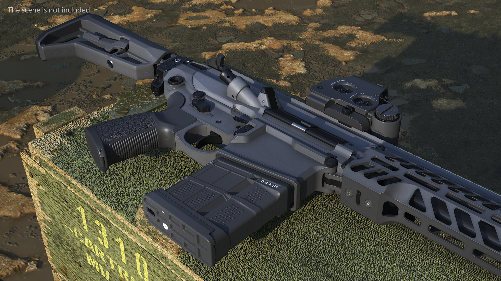 Multi Caliber Assault Rifle 3D