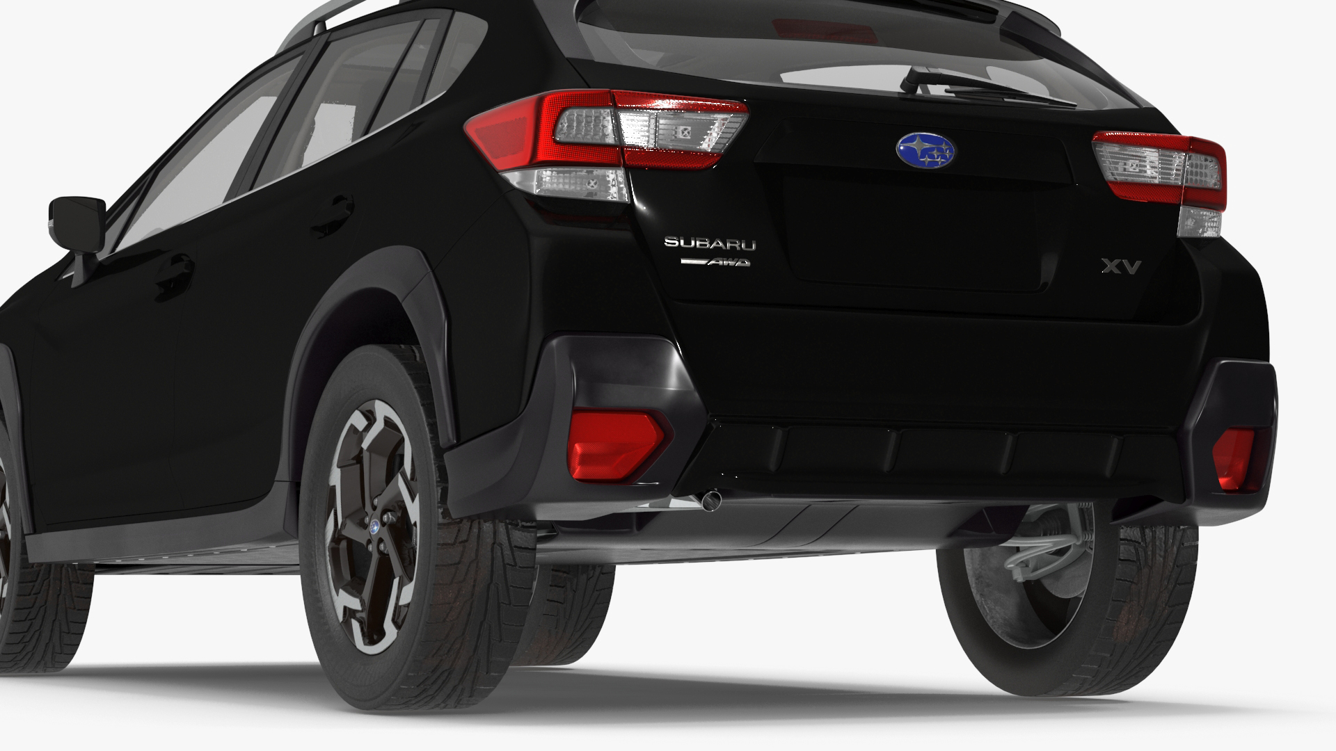 Subaru XV 2020 Hybrid Crosstrek Black 3D