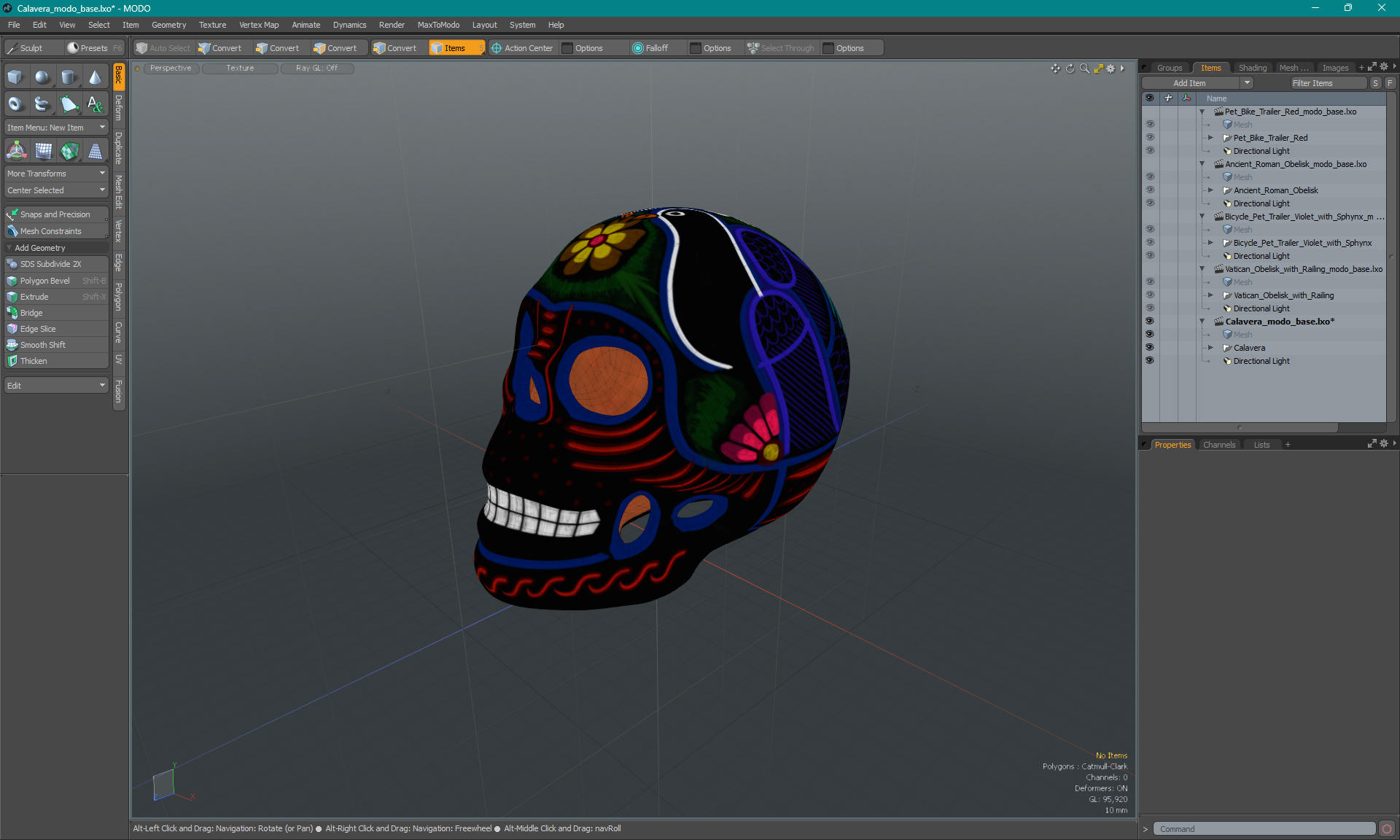 3D model Calavera