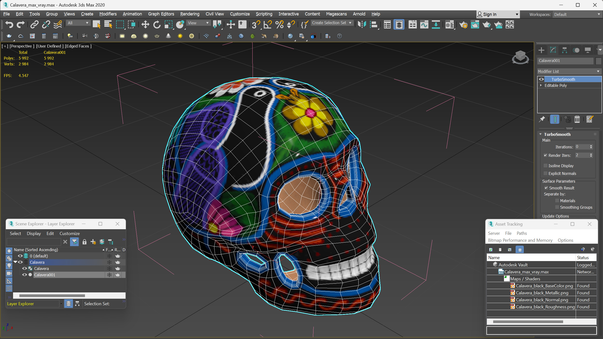 3D model Calavera