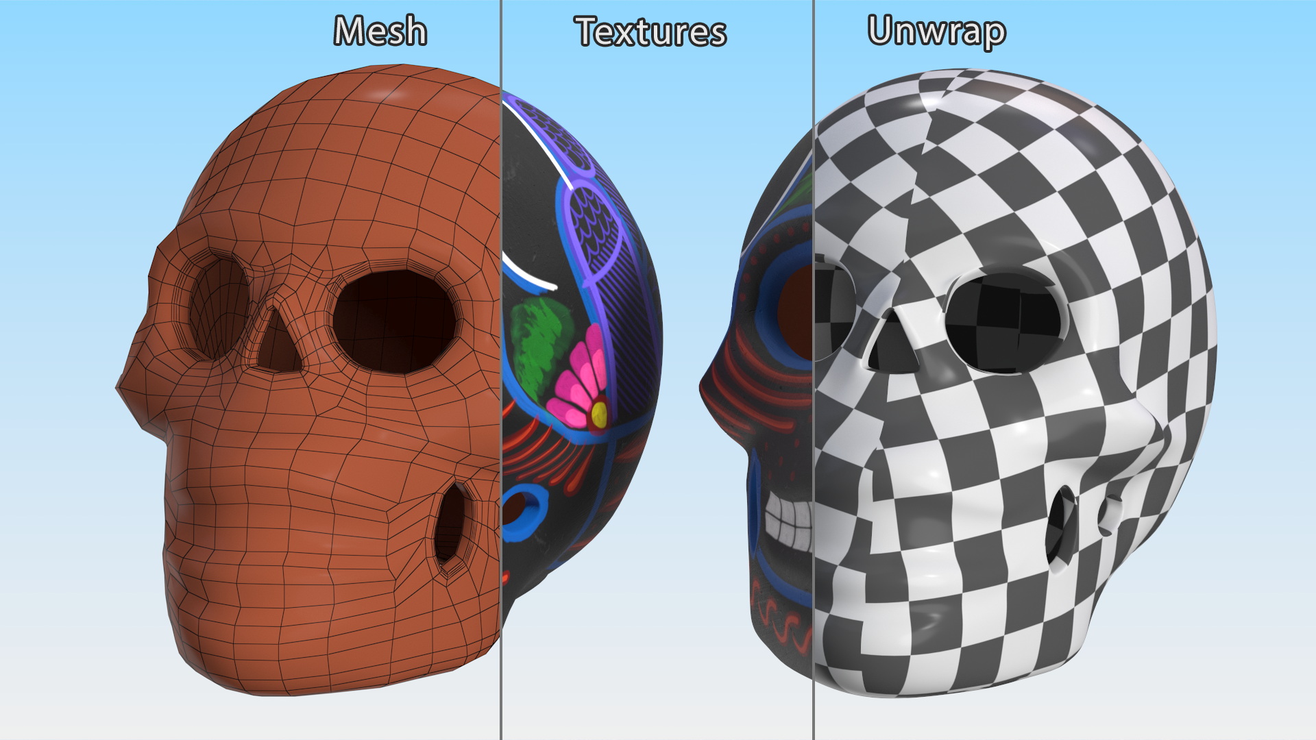 3D model Calavera