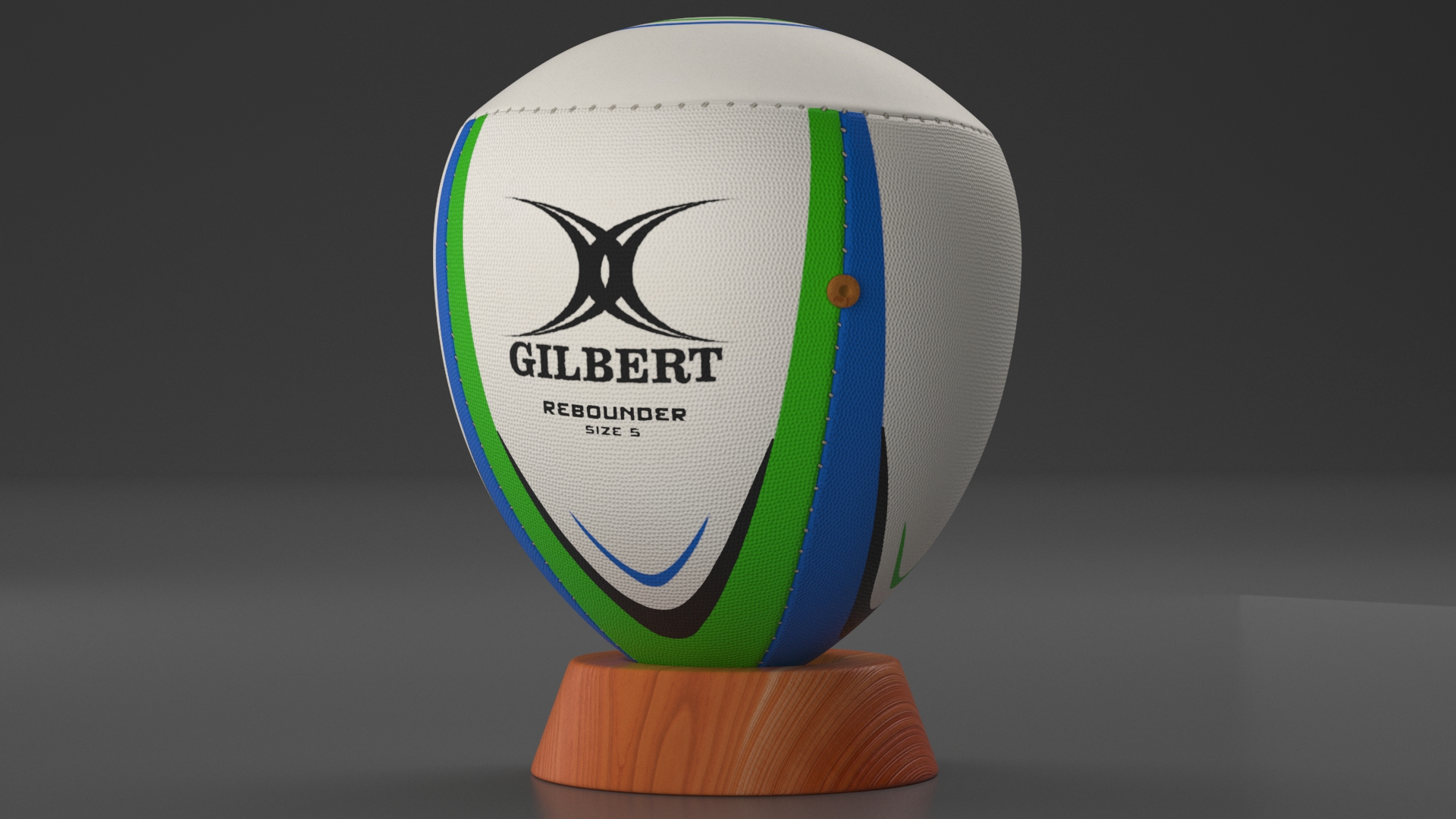 3D model Rugby Reflex Training Ball on Stand