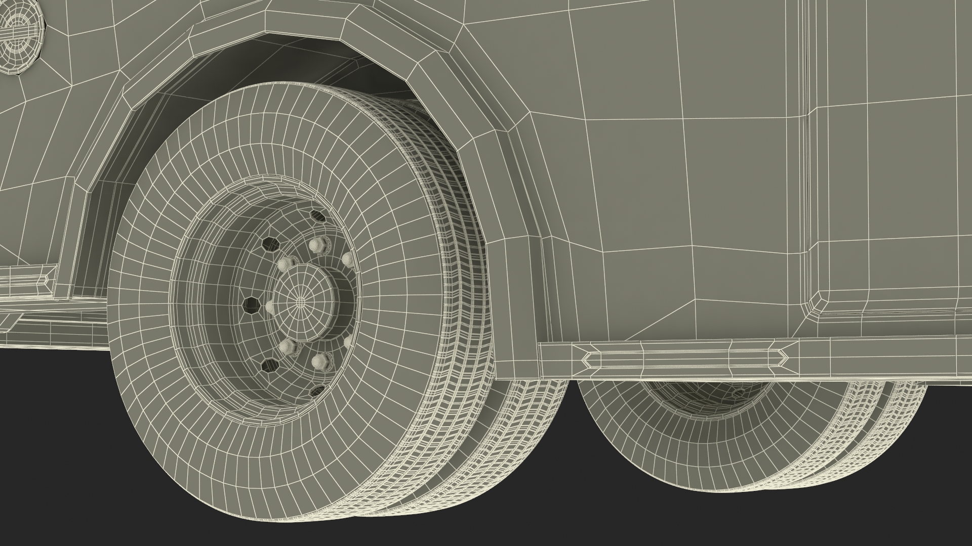 International Durastar Ambulance Truck Rigged for Cinema 4D 3D model