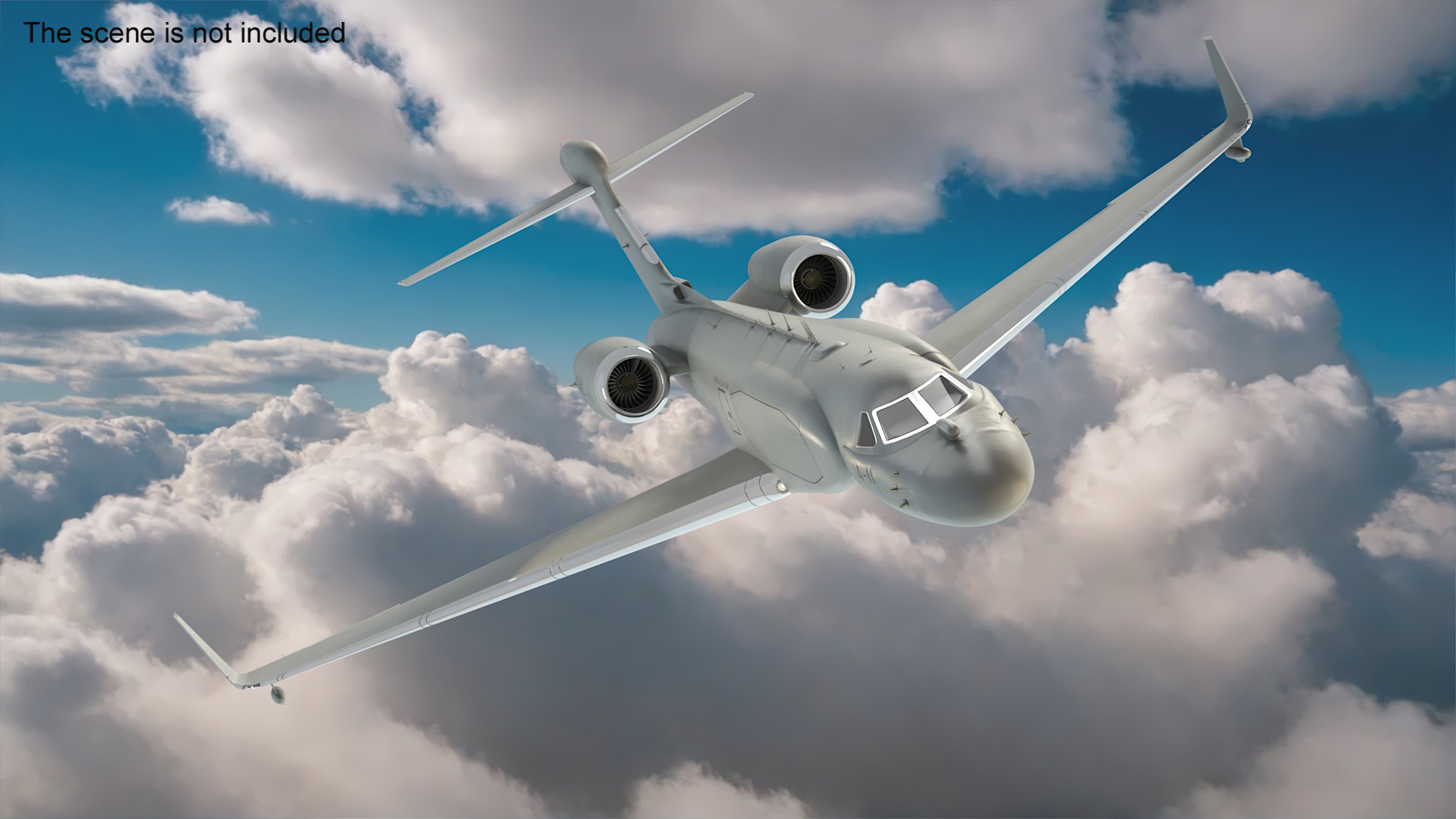 Special Mission Aircraft in Flight 3D model