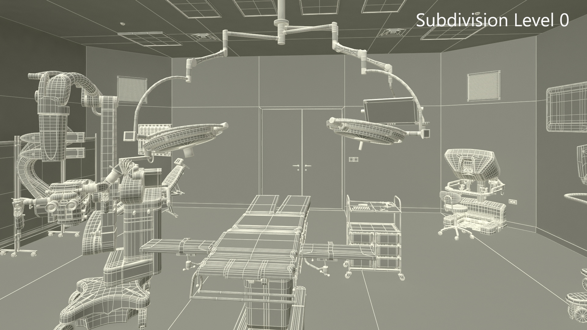 3D Surgical Operating Room model