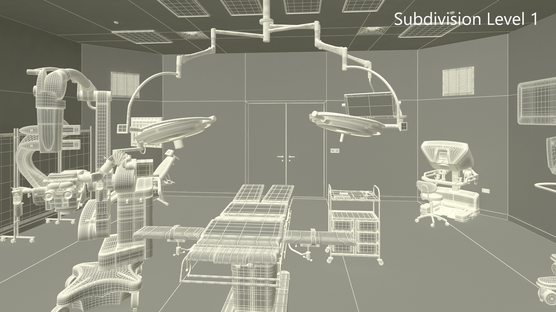 3D Surgical Operating Room model