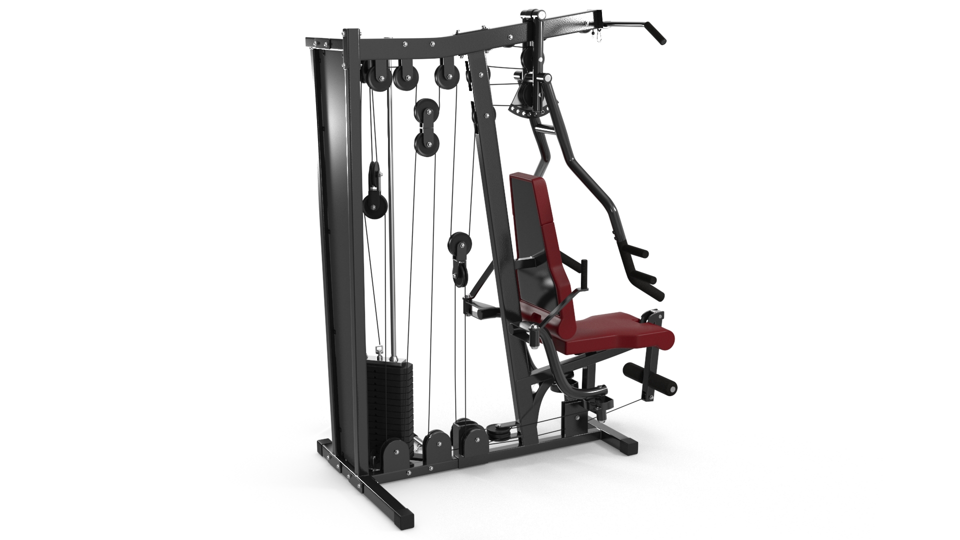 Multi Fitness Equipment Home Gym 3D