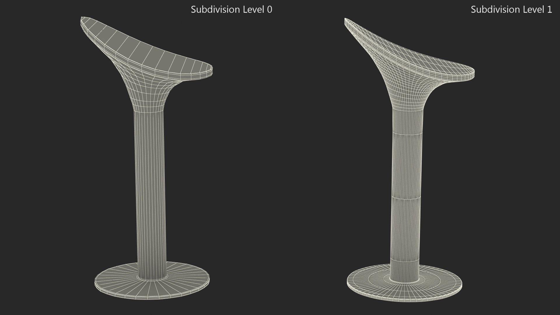 3D model Futuristic Bar Stool