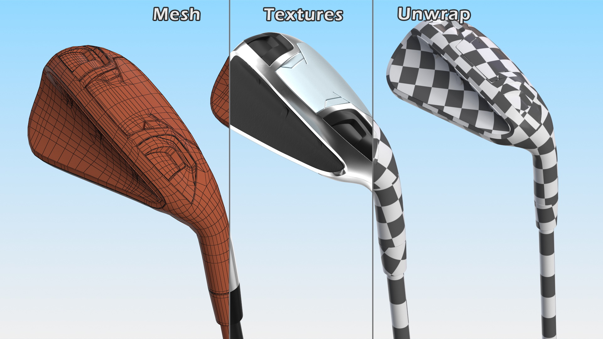 3D Wedge Irons