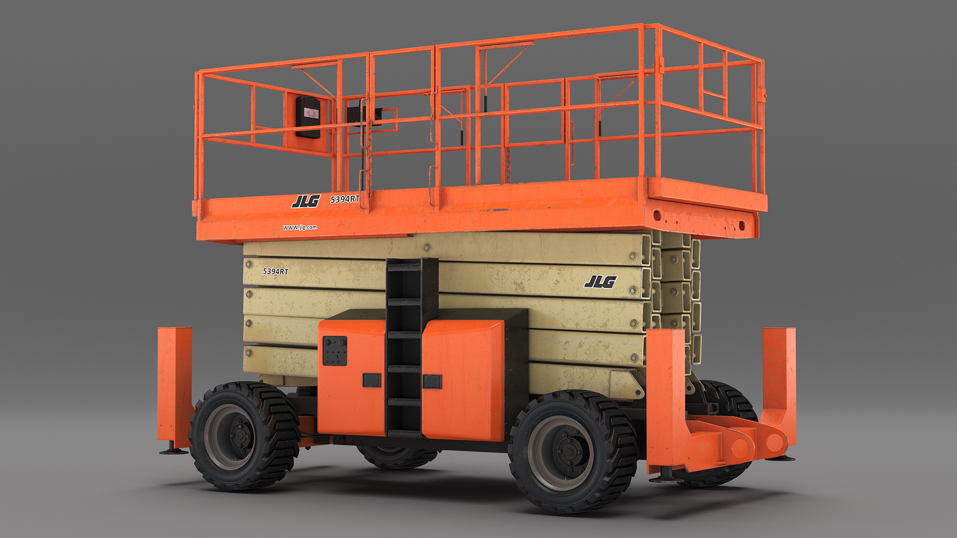 3D JLG Scissor Lift 5394RT model