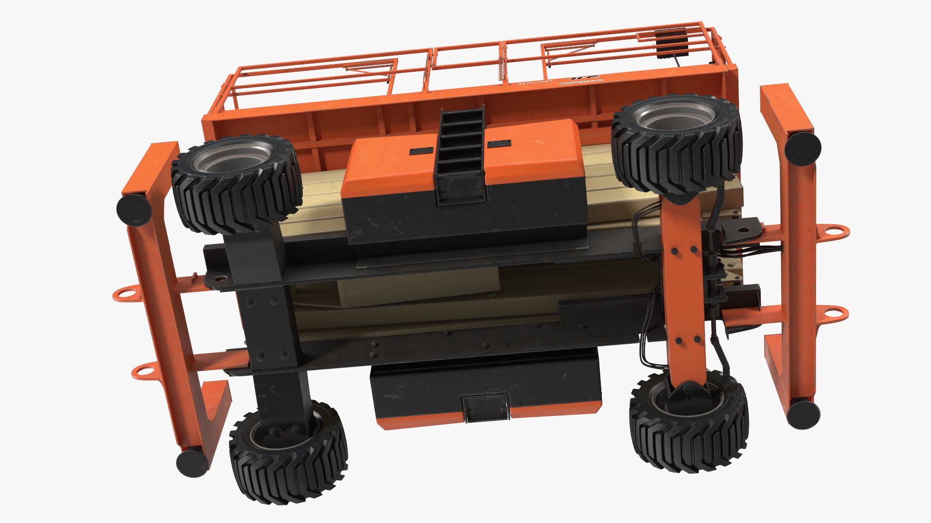 3D JLG Scissor Lift 5394RT model