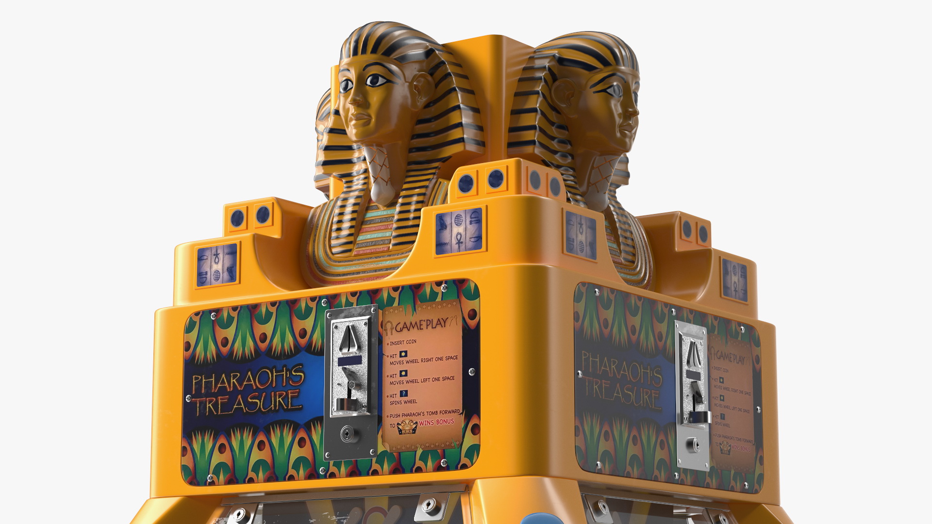 3D model Pharaoh Treasure Game Off