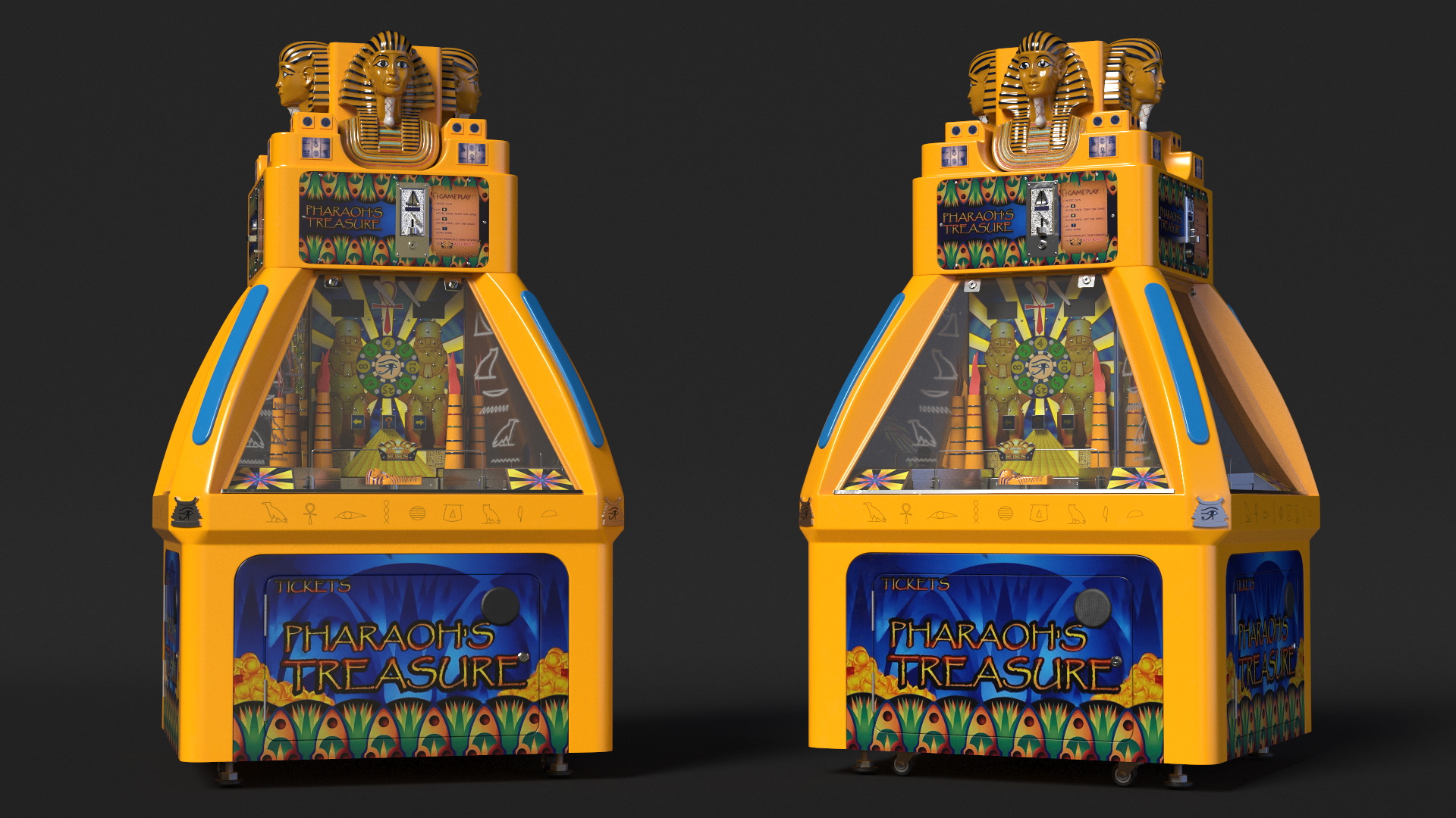 3D model Pharaoh Treasure Game Off