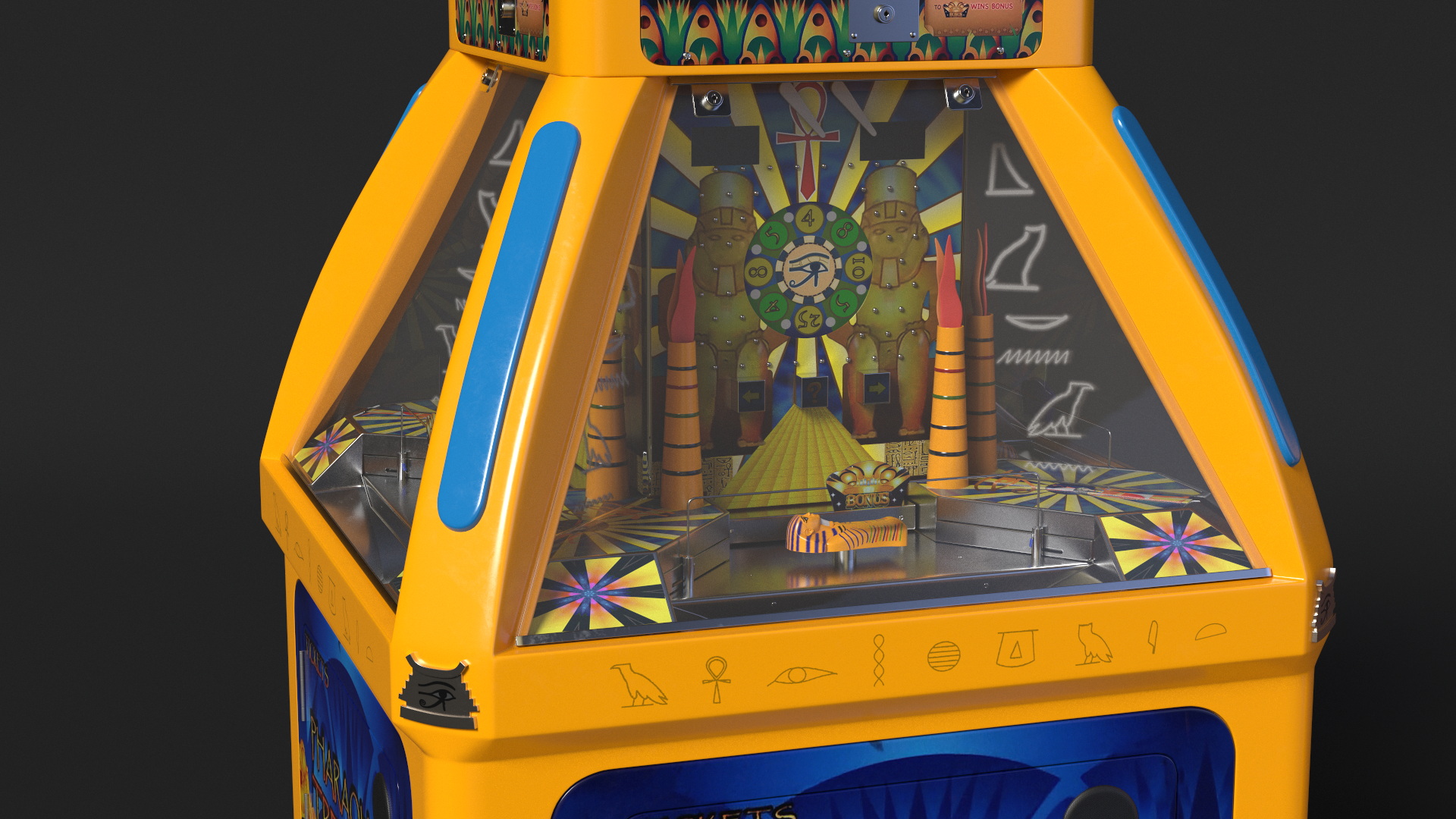 3D model Pharaoh Treasure Game Off