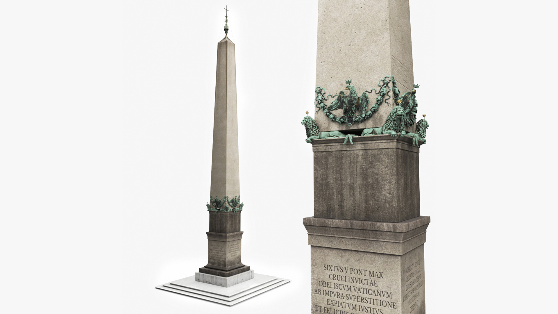 3D model Vatican City Obelisk