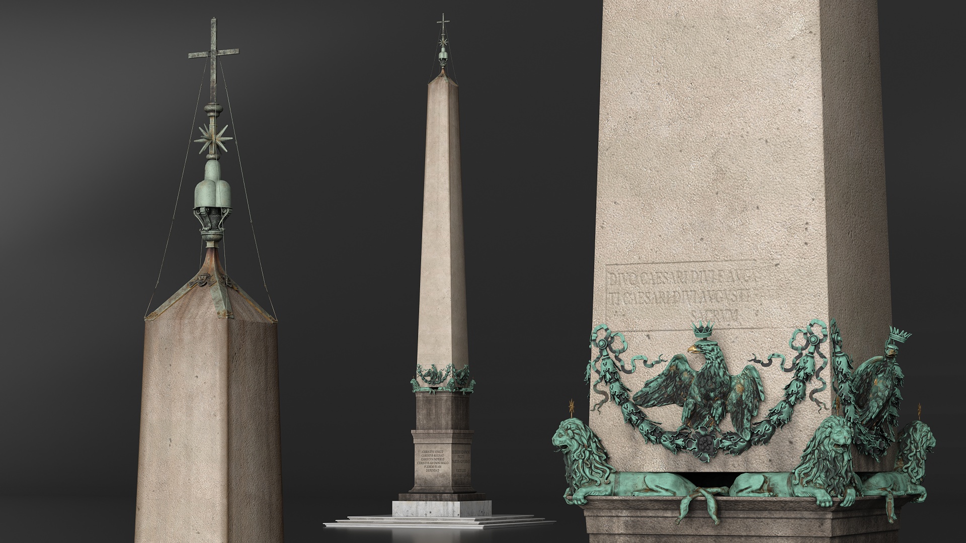 3D model Vatican City Obelisk