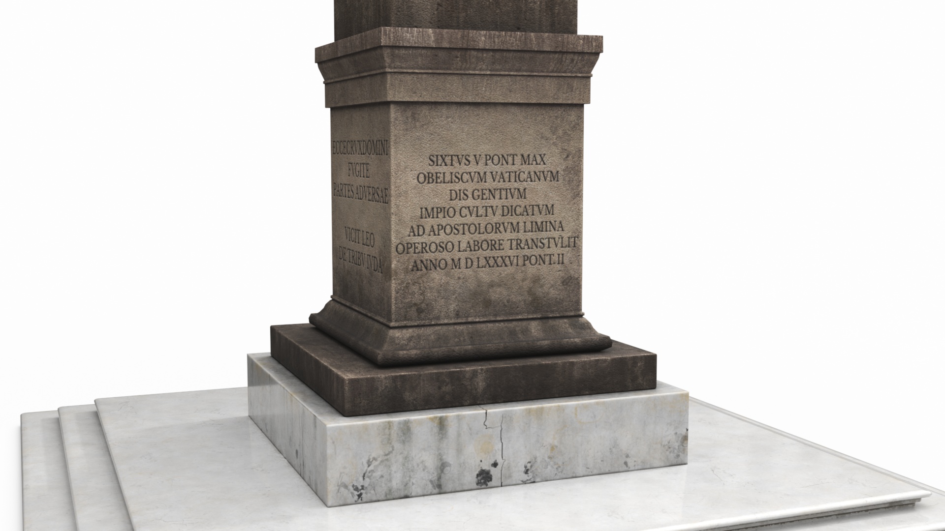 3D model Vatican City Obelisk