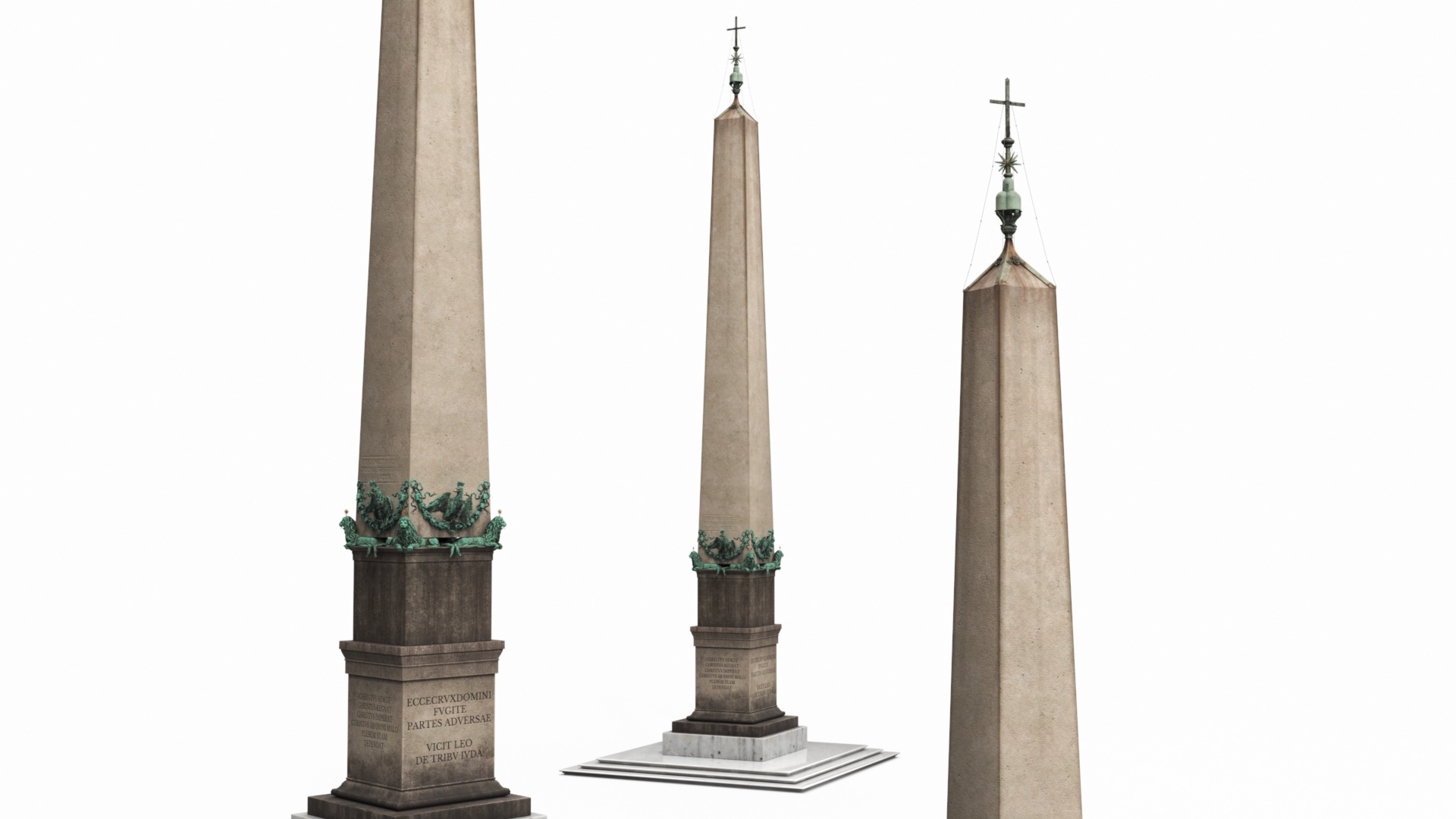 3D model Vatican City Obelisk