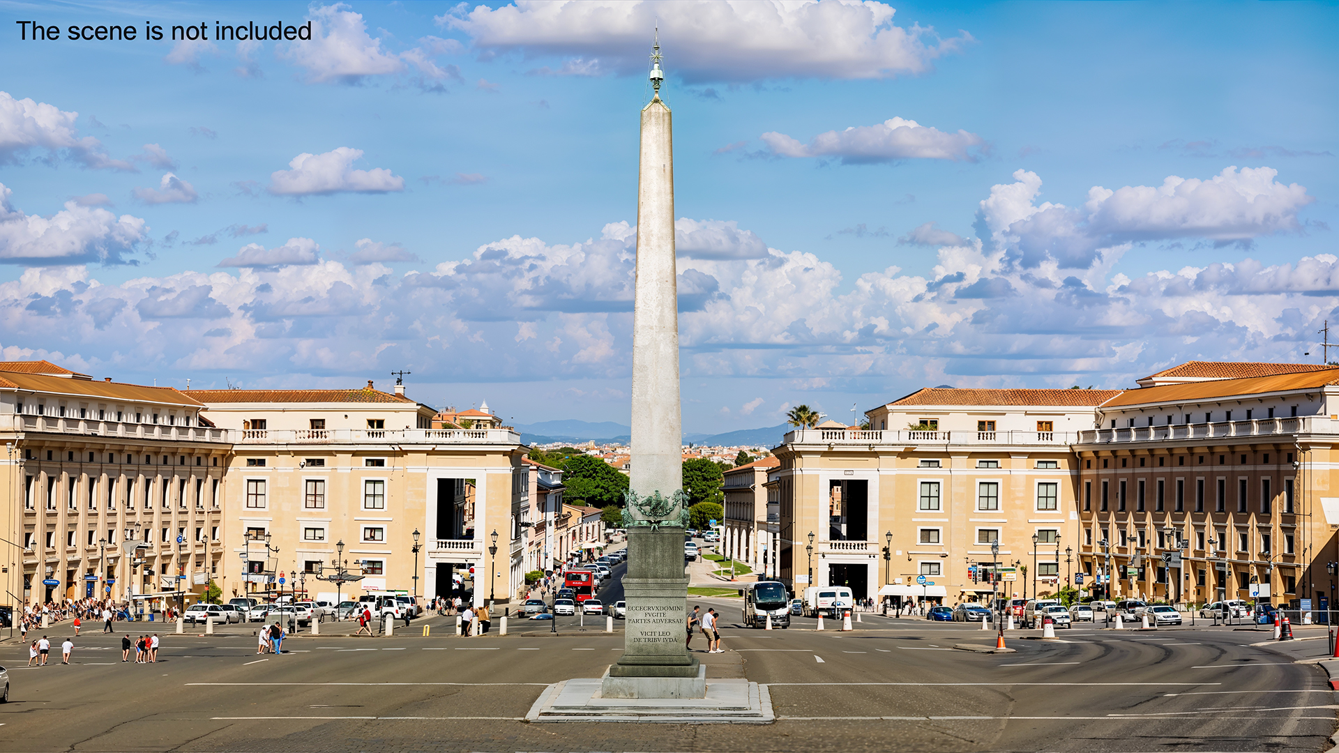 3D model Vatican City Obelisk