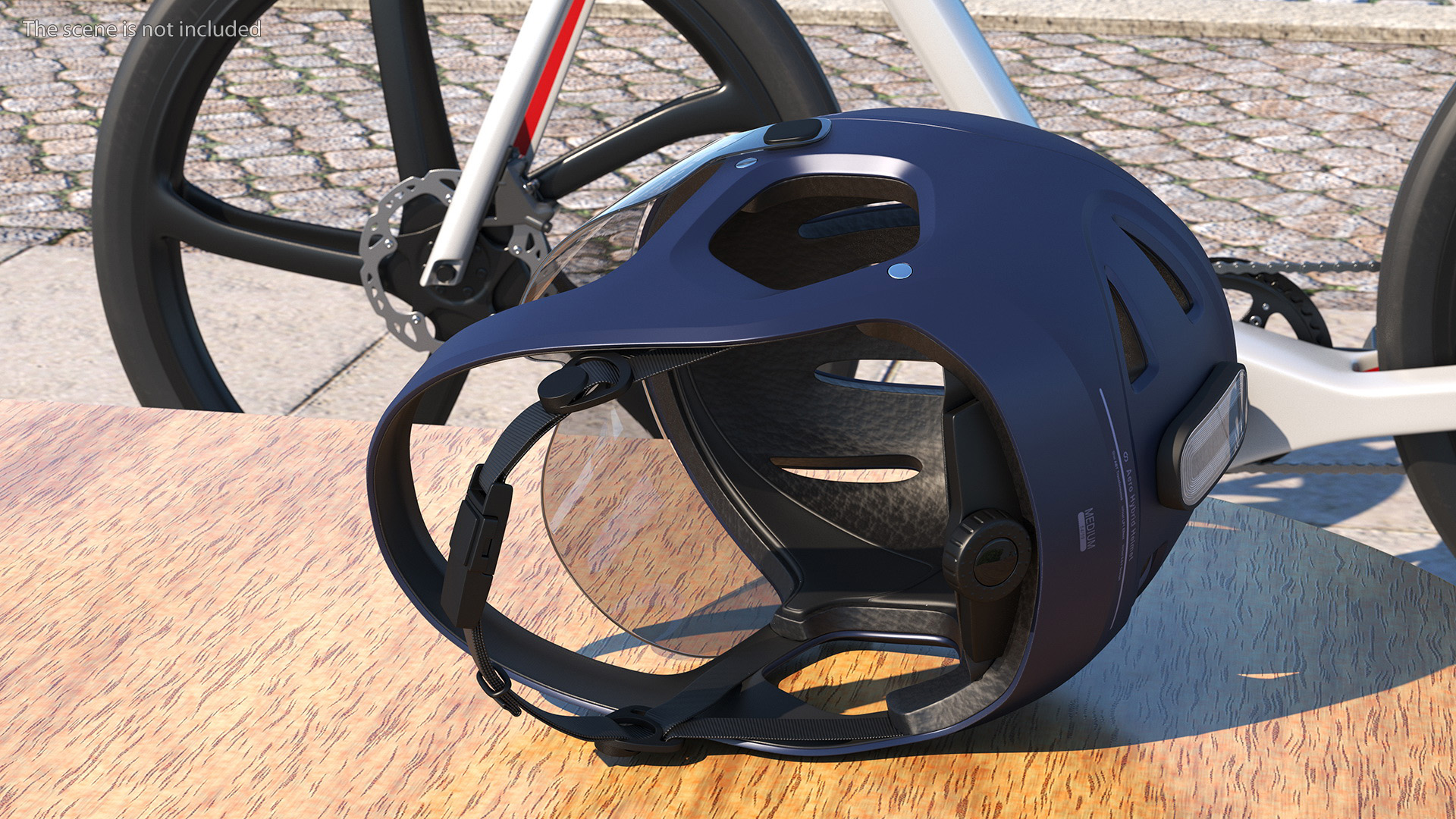 Virgo Move Full-Face Helmet Blue 3D