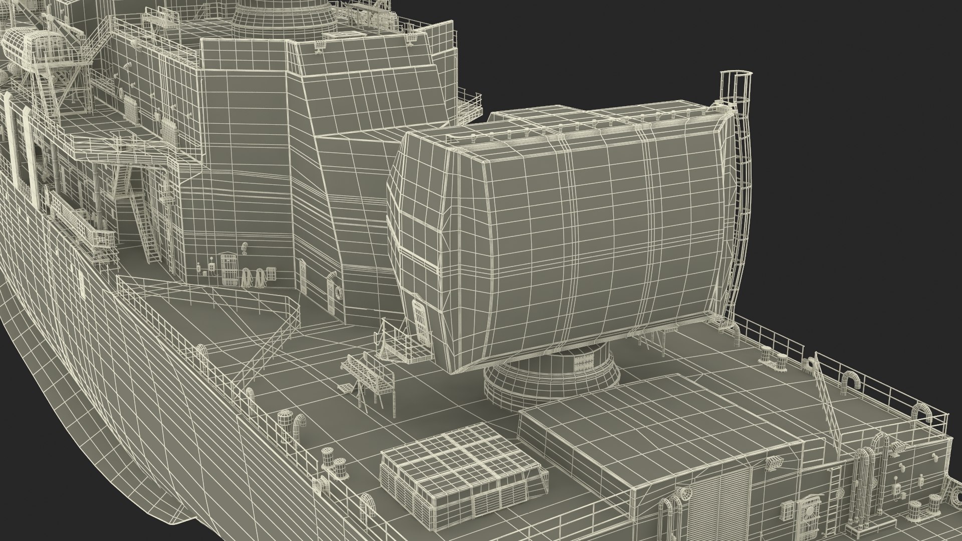 USNS Howard O Lorenzen Ship 3D