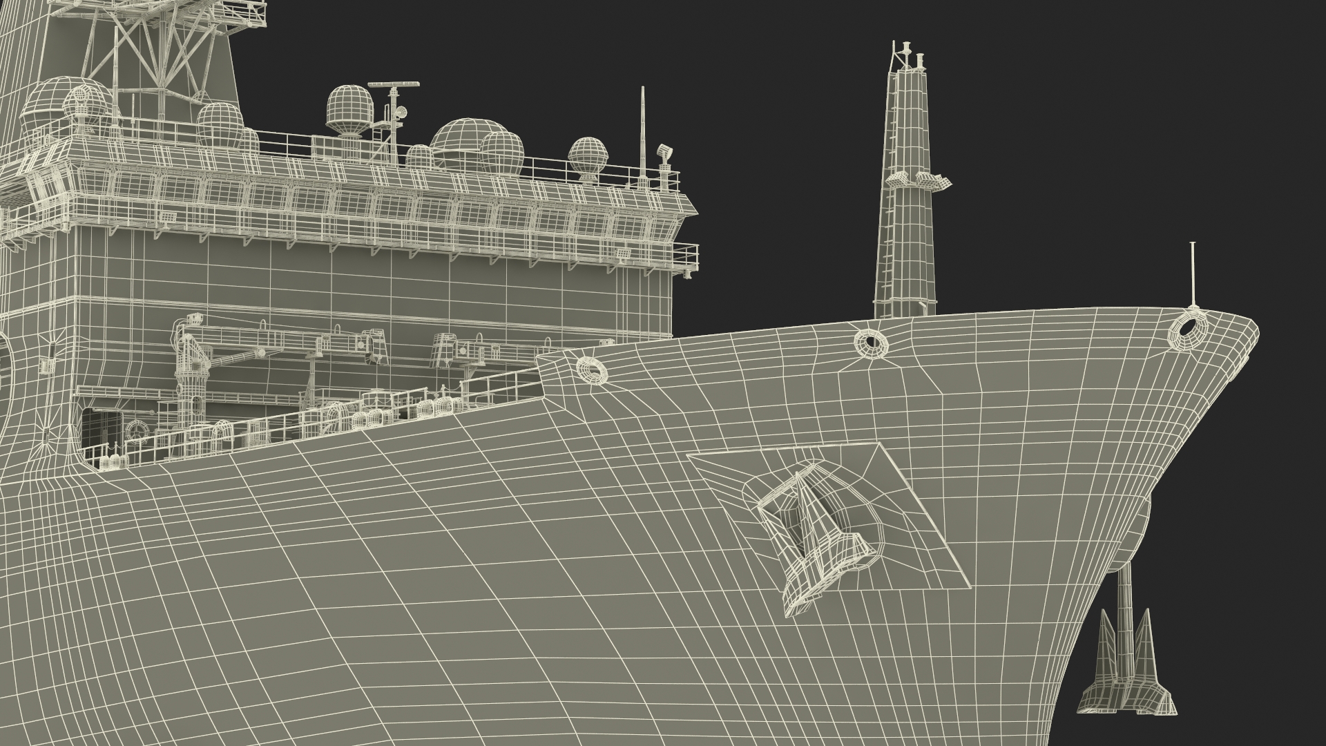 USNS Howard O Lorenzen Ship 3D