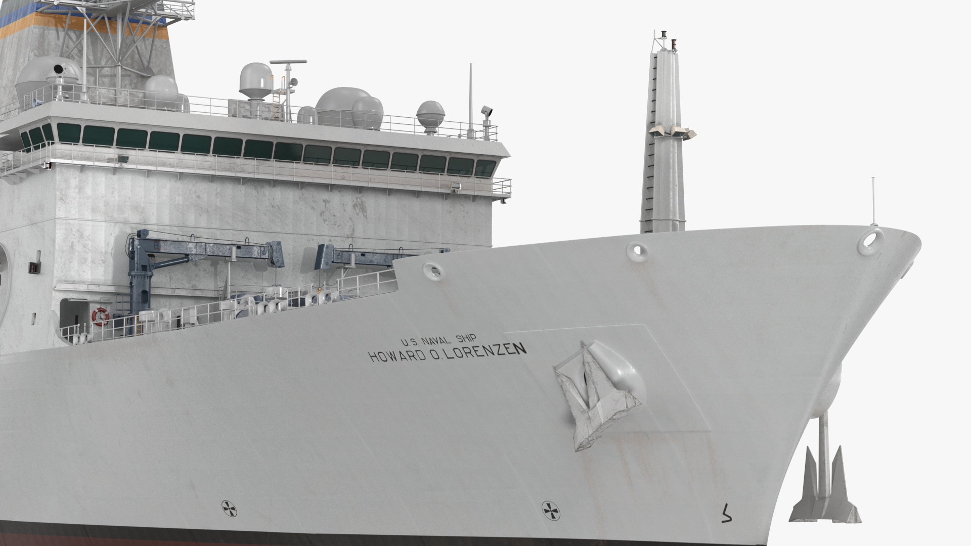 USNS Howard O Lorenzen Ship 3D