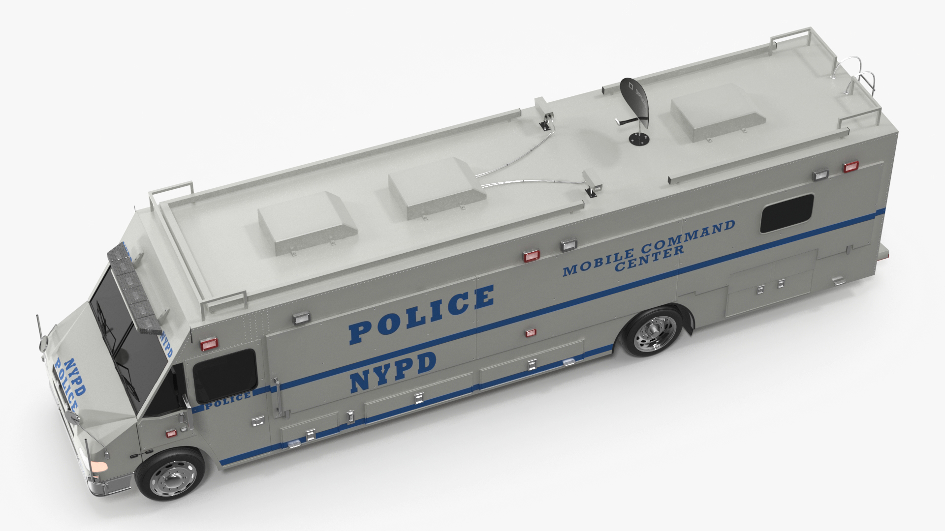 NYPD ASPCA Mobile Command Center Illuminated 3D model