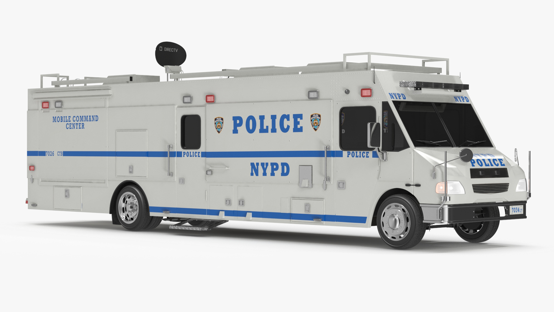 NYPD ASPCA Mobile Command Center Illuminated 3D model