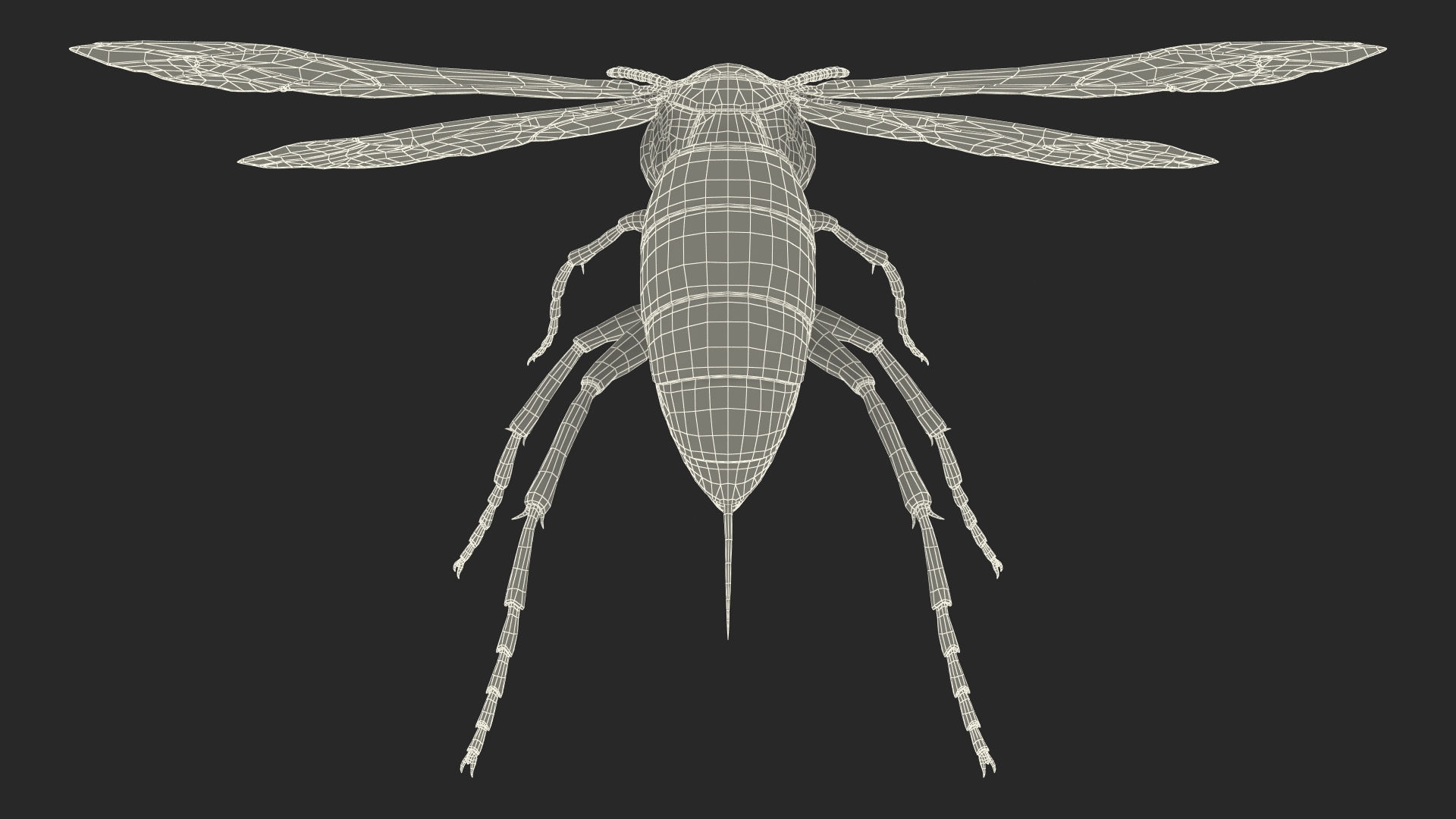 3D model Vespid Wasp Fur