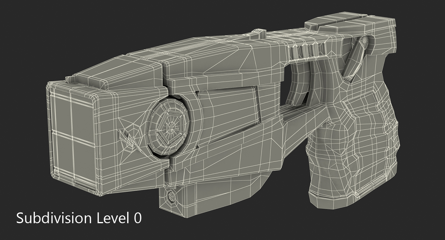 3D model Police Taser Gun X26