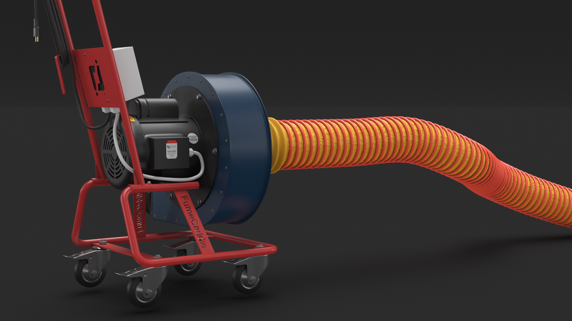 Vehicle Exhaust Extractor with Modern Crossover 3D