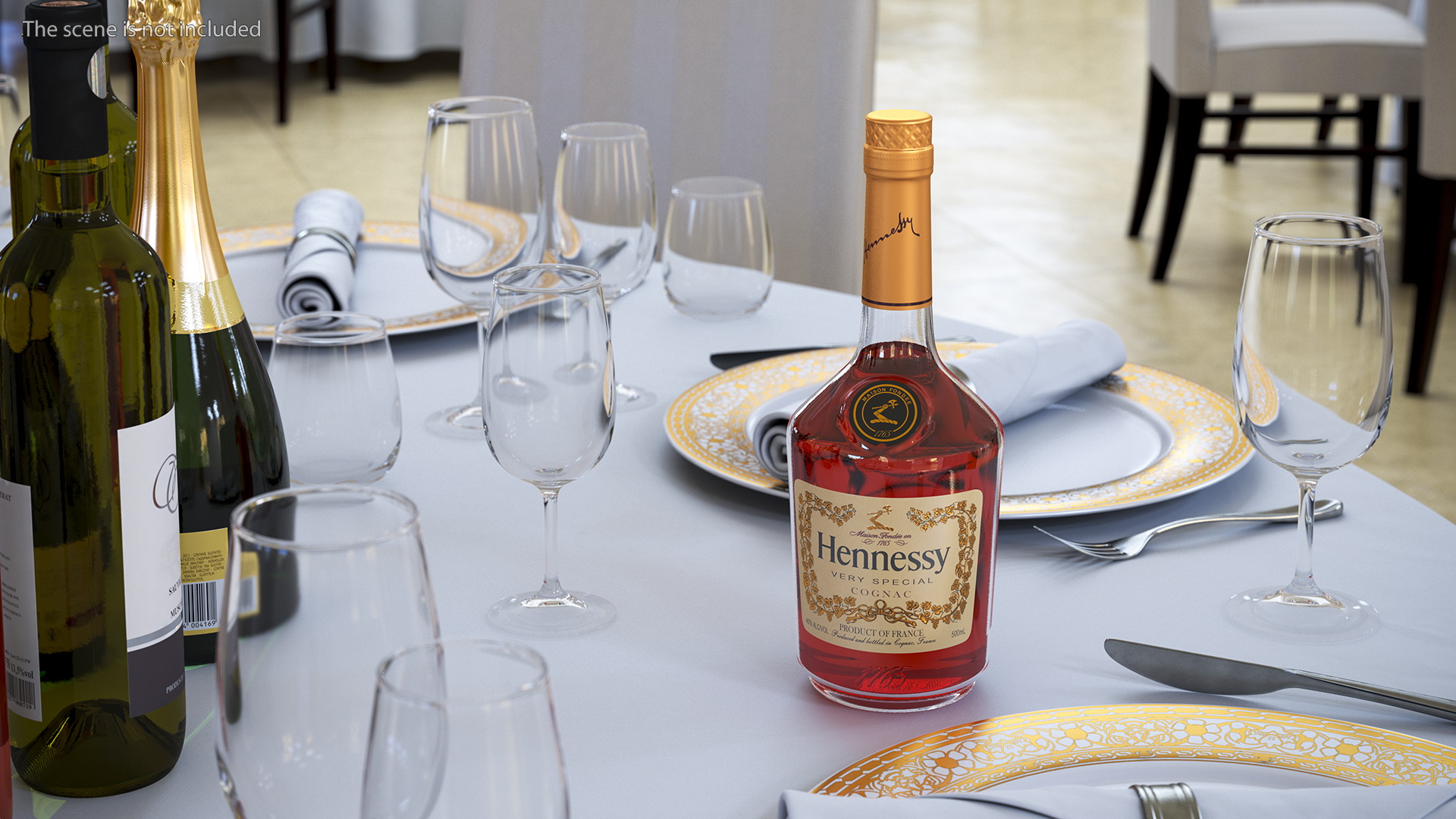 3D Hennessy VS Cognac model