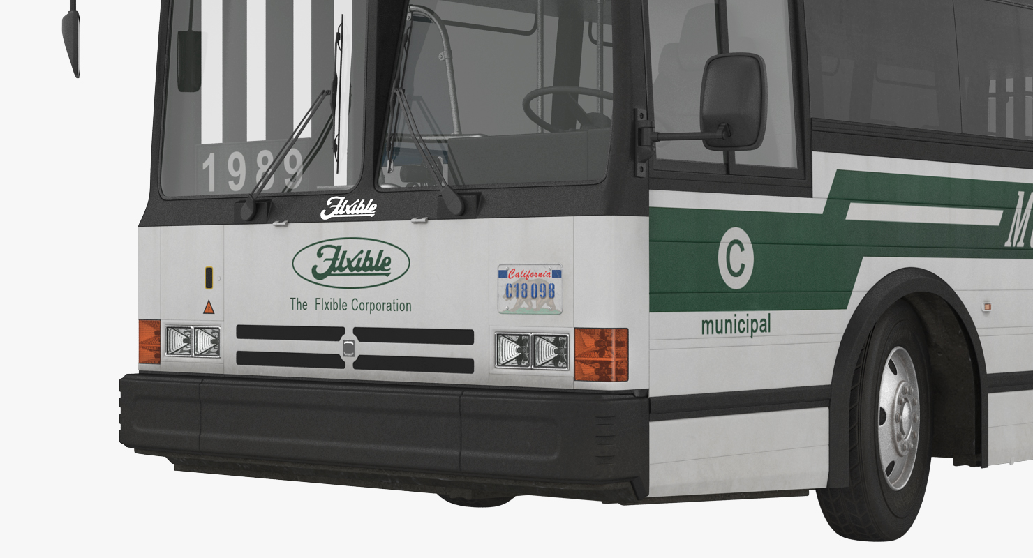 Flxible Metro D Transit Bus 3D