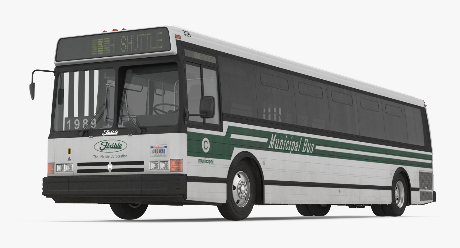 Flxible Metro D Transit Bus 3D